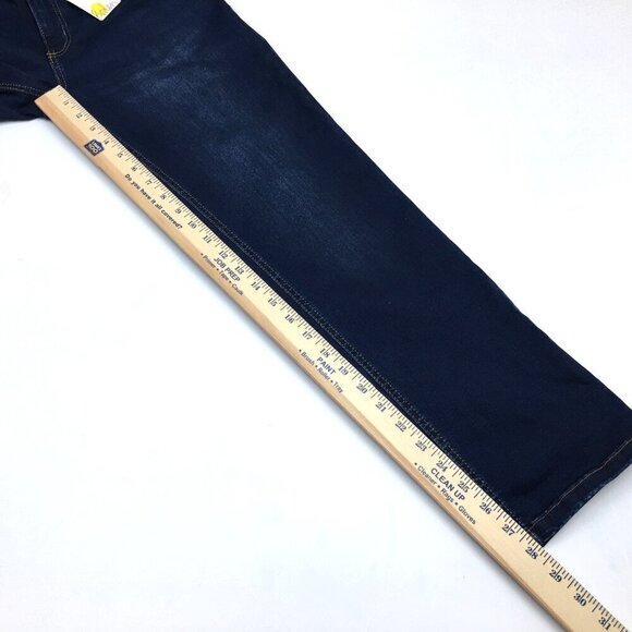 NEW Boden Girls Straight Leg Jeans Dark Wash Stretch size 13 length 28" - Picture 5 of 8